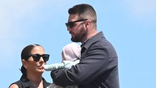 Anabel Pantoja, David Rodríguez y su hija Alma. (Foto: Gtres)