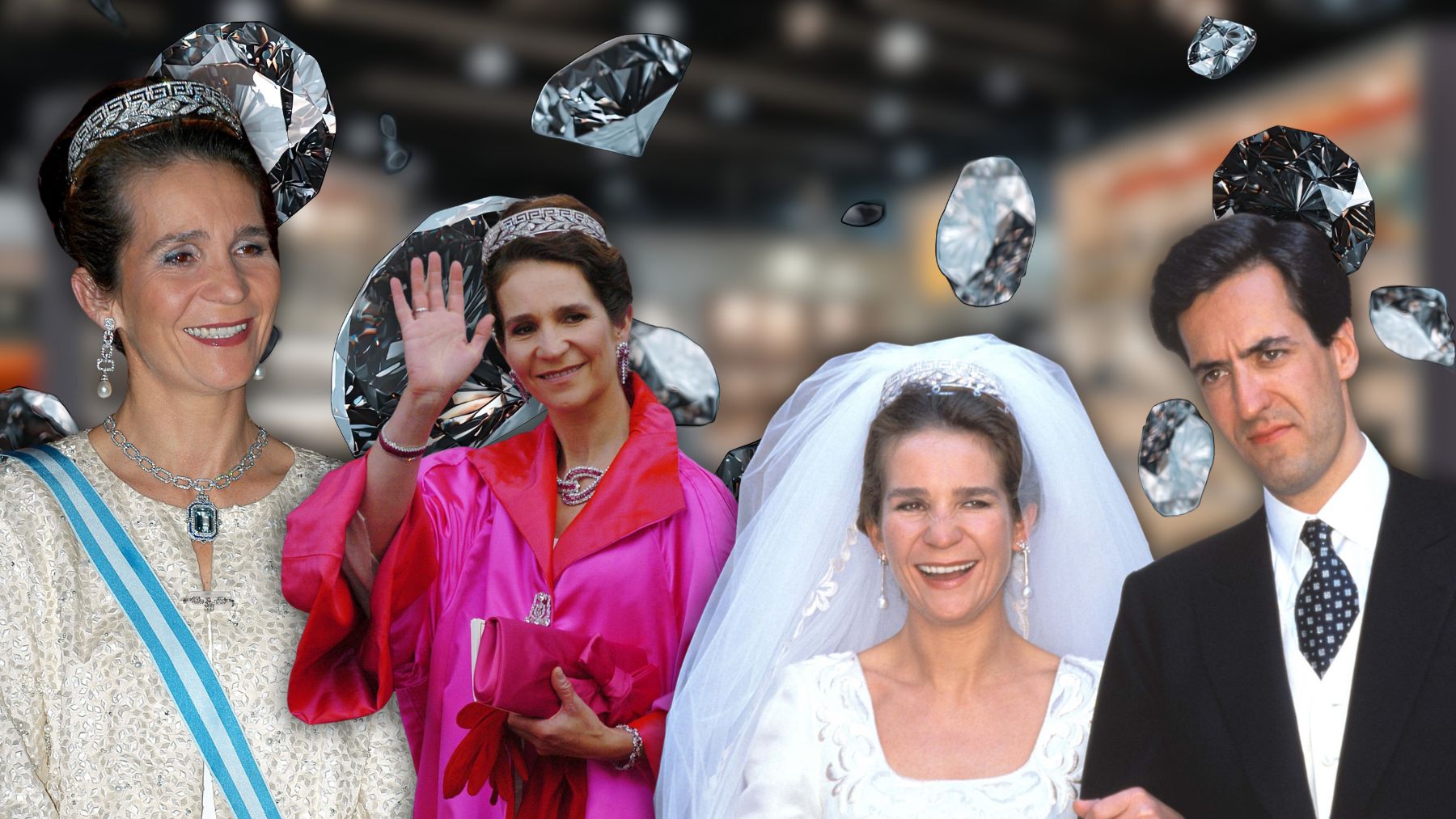 Las espectaculares joyas de la infanta Elena que ha lucido en ocasiones muy especiales