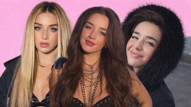 La cantante Lola índigo en un collage hecho por LOOK.