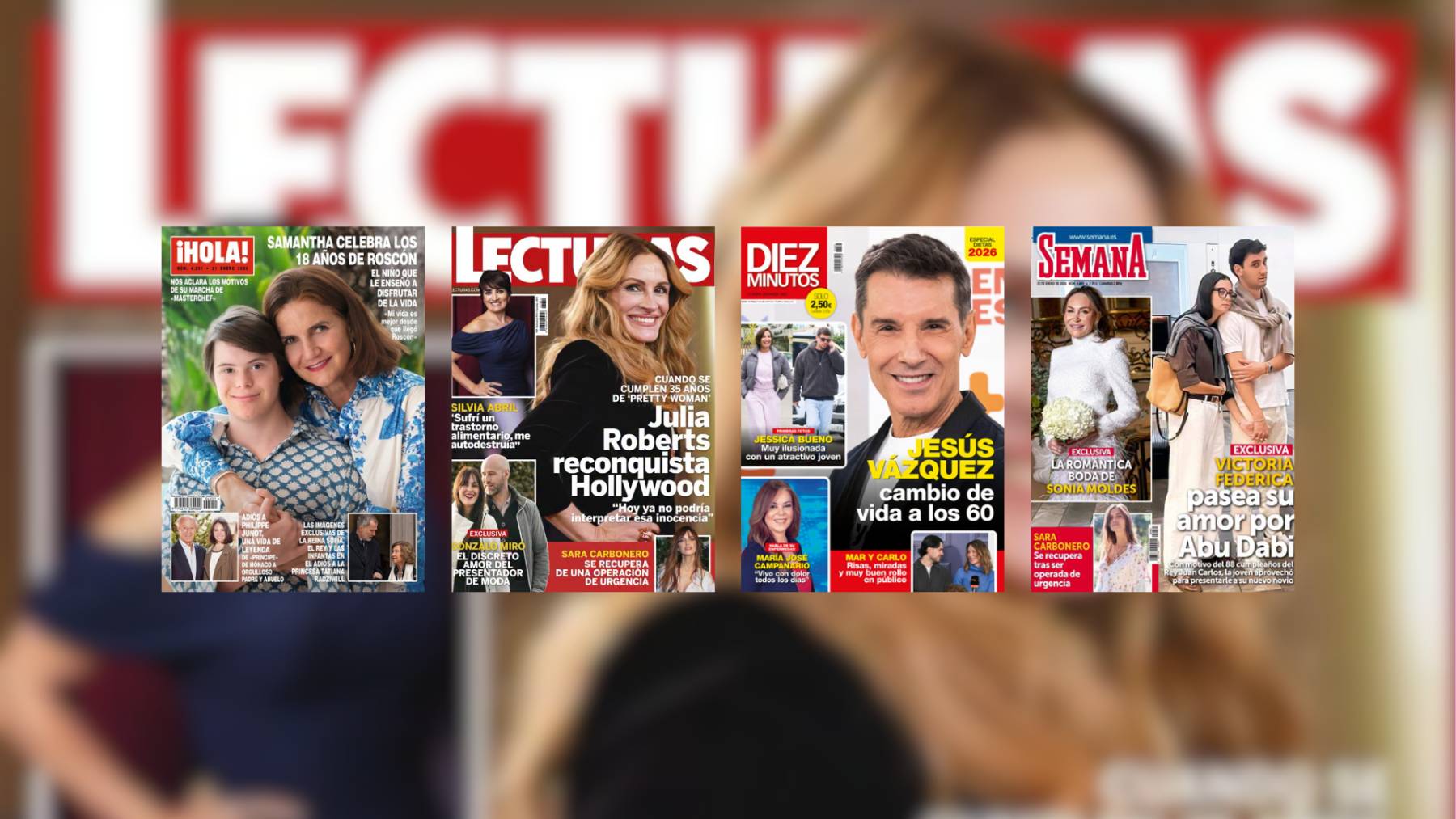 Portadas de revistas: de Victoria Federica con su novio en Abu Dabi a la enfermedad de Campanario