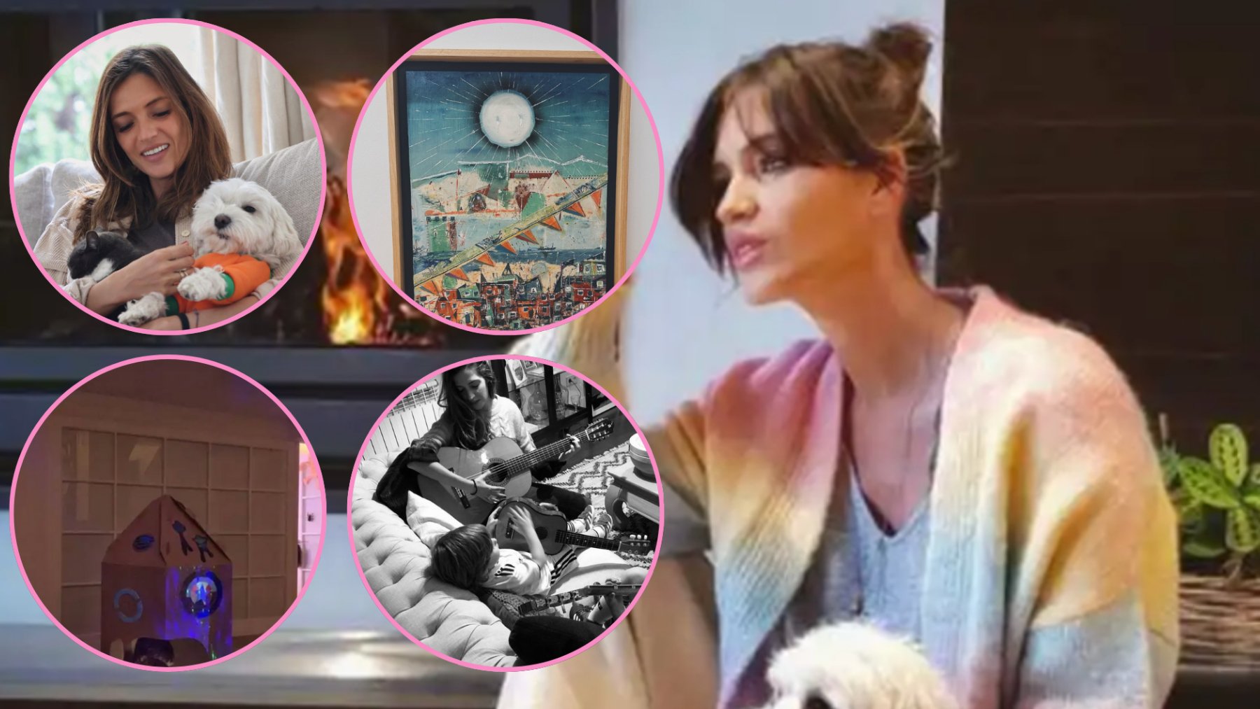 Entramos en la casa de Sara Carbonero con toques bohemios donde se recupera