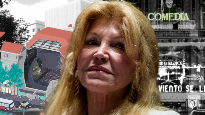 Tita Cervera y el proyecto del Museo Thyssen en Barcelona. (Foto: Gtres/Ajuntament de Barcelona)