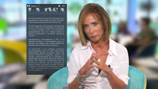 María Patiño y el comunicado de La Osa Producciones. (Foto: TEN y Redes sociales)