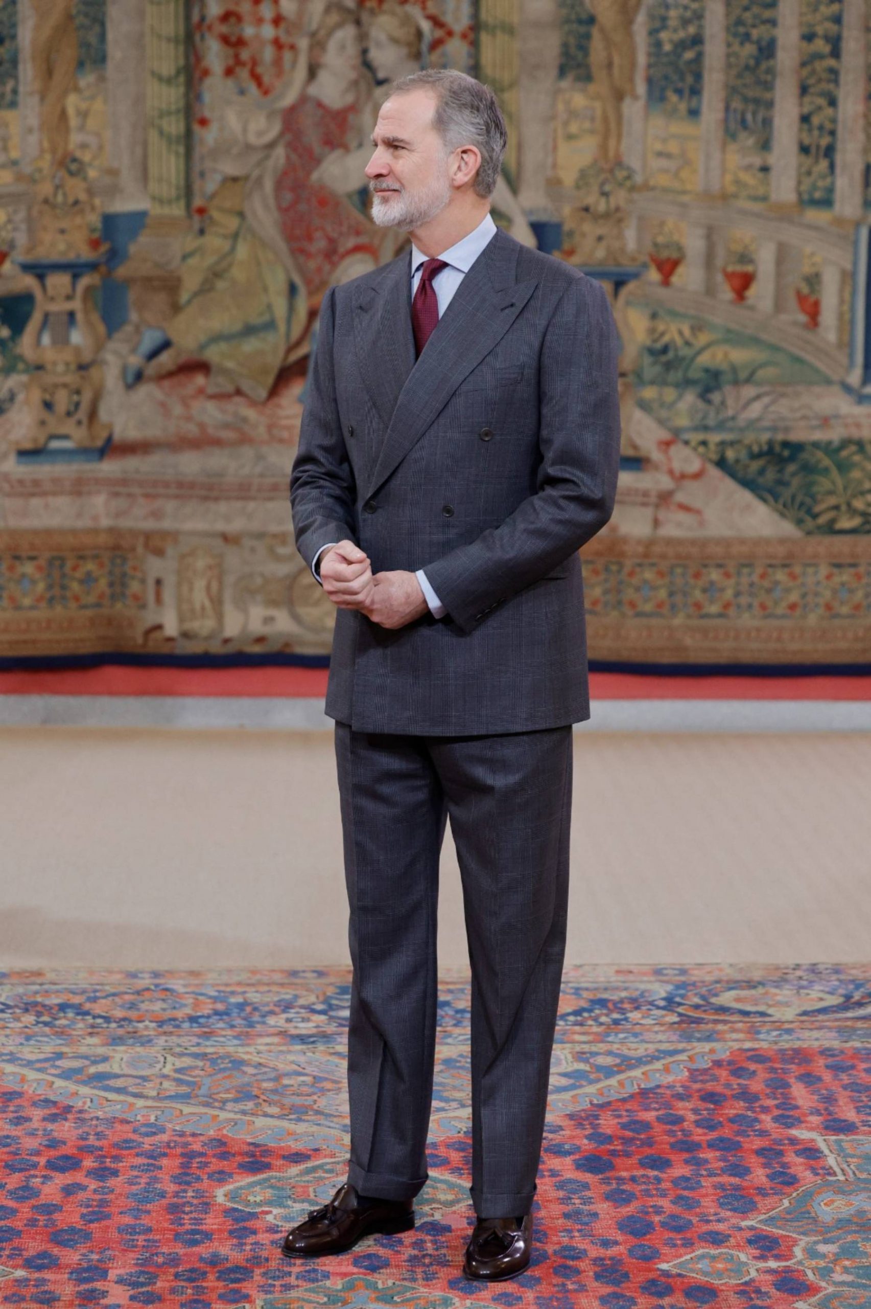 El Rey Felipe VI en un acto oficial. (Foto: Gtres)