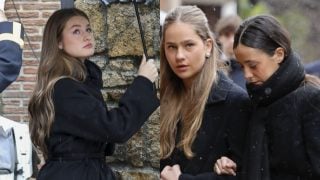 Montaje de fotos de la misa de la princesa Irene. (Foto: Gtres)