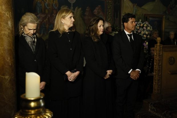 La misa a Irene de Grecia. (Foto: Gtres)