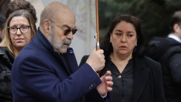 Antonio Resines en el funeral de Irene de Grecia. (Foto: Gtres)