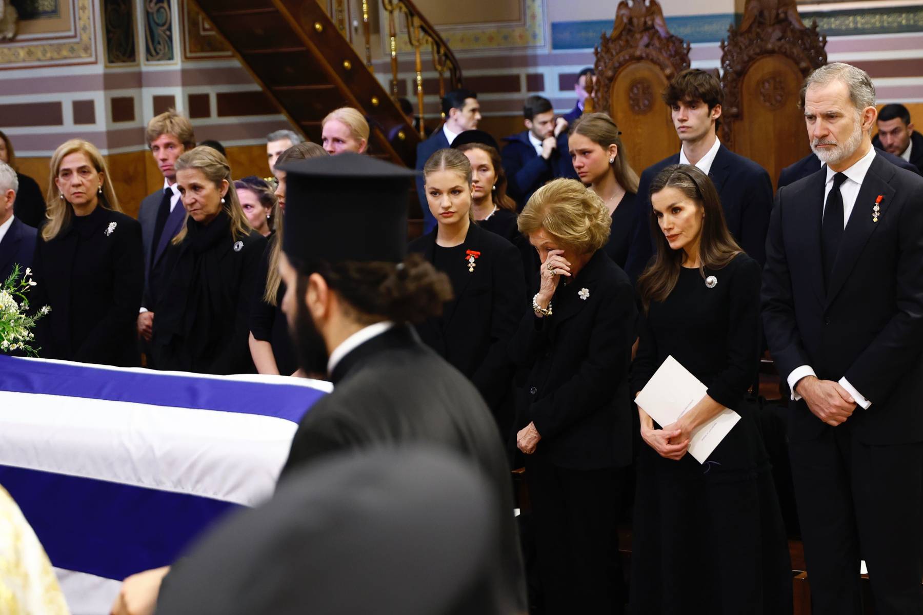 irene de grecia, rey felipe, reina letizia, princesa leonor