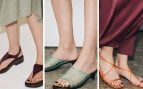 Sandalias de Zara de las rebajas de invierno. (Collage hecho por LOOK)