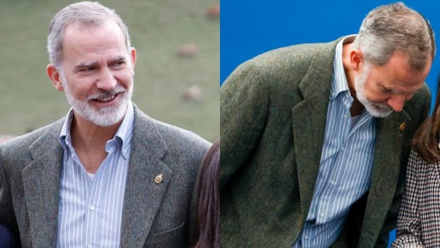 El Rey Felipe en su visita al Pueblo Ejemplar en el marco de los Premios Princesa de Asturias en el 2024. (Fotos: Gtres)