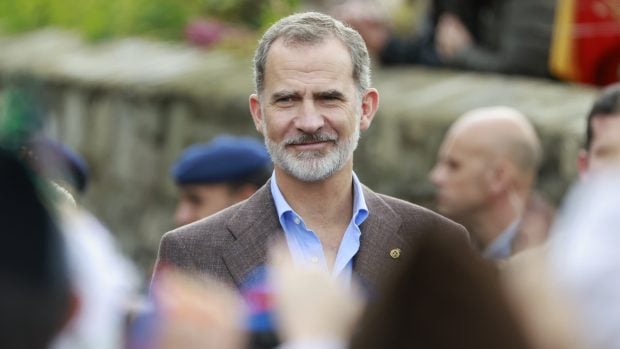 Felipe VI en Asturias. (Foto: Gtres)