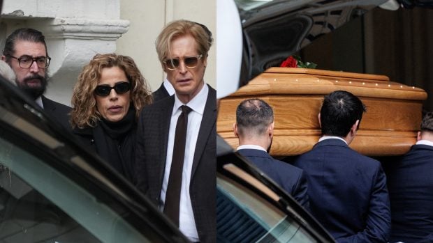 Así ha sido la llegada del féretro de Valentino a la capilla ardiente. (Fotos: Gtres)