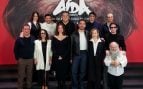 Protagonistas de 'Aida' durante la presentación de la película 'Aída y vuelta'. (Foto: Gtres)