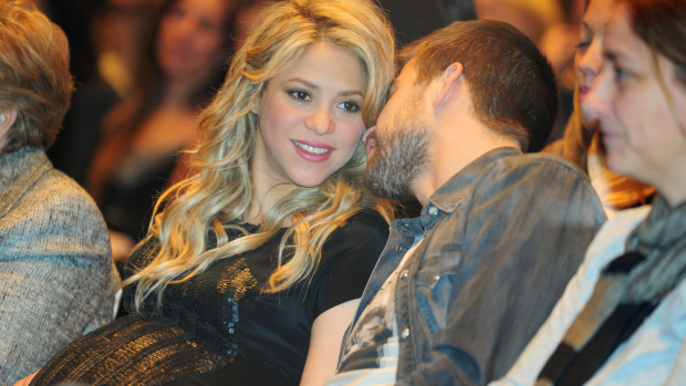 Shakira, embarazada de su primer hijo con Piqué en 2013. (Foto: Gtres)