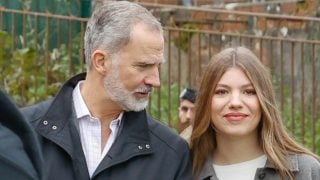 Felipe VI y la infanta Sofía. (Foto: Gtres)