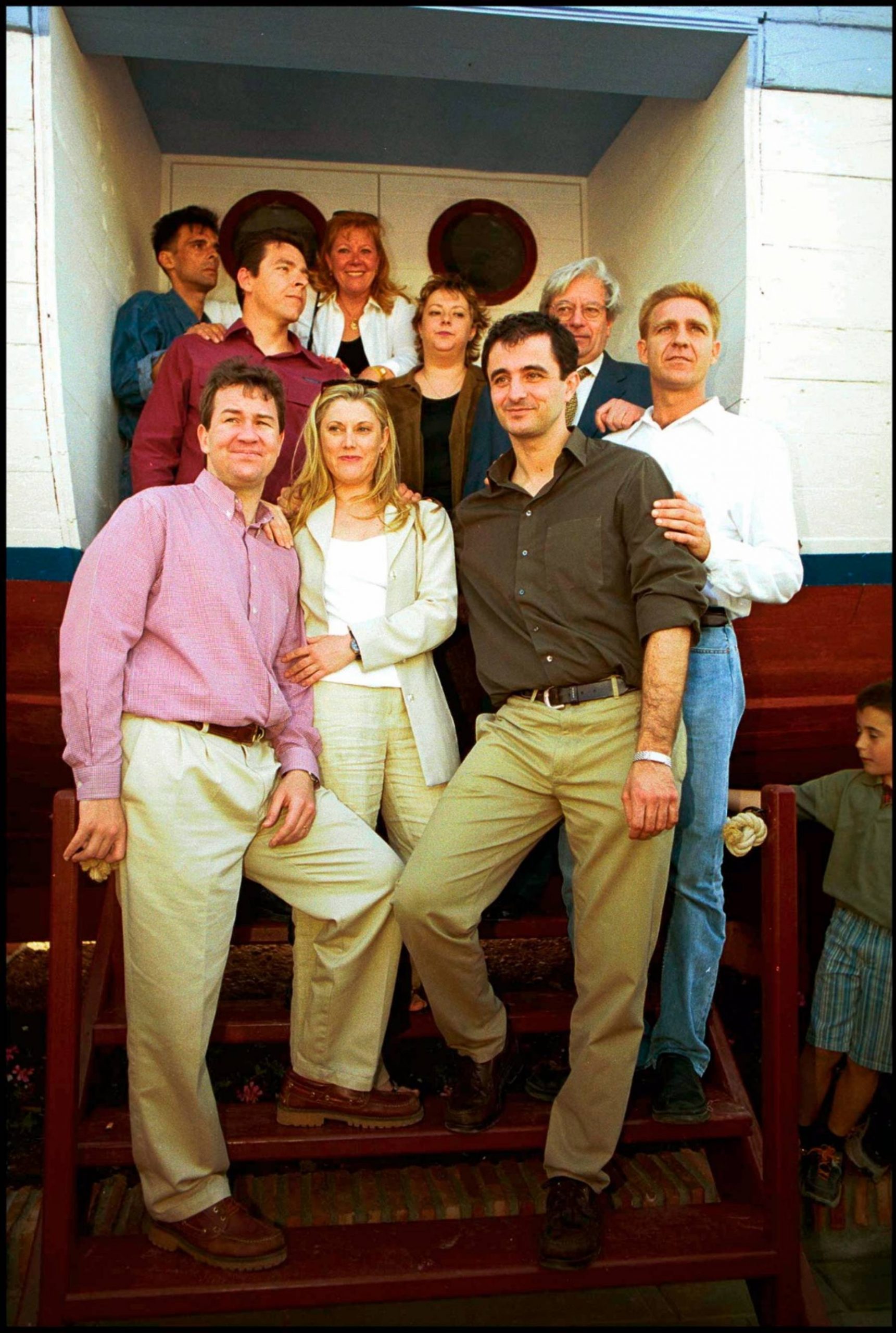 Los protagonistas de 'Verano Azul' en un homenaje a la serie. (Foto: Gtres)