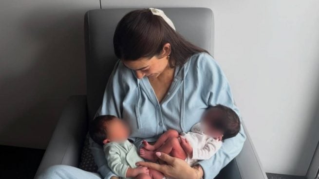 Estela Grande con sus dos hijos. (Foto: Instagram)