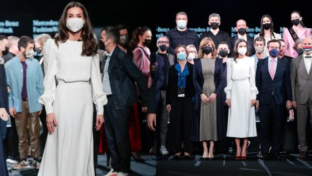 La última vez que estuvo Letizia en la Fashion Week. (Fotos: Gtres)