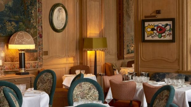 El interior del restaurante Lafayette de París. (Foto: Web Lázaro Rosa-Violán)