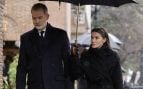 Los Reyes Felipe y Letizia en el funeral de Irene de Grecia. (Foto: Gtres)