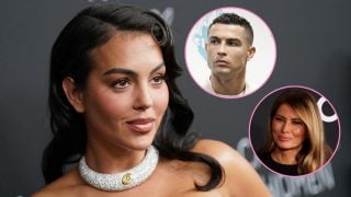 Georgina Rodríguez, Cristiano Ronaldo y Melania Trump. (Fotos: Gtres)