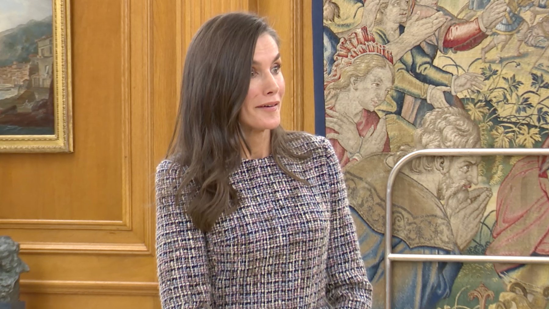 No cierres, no cierres: Letizia protagoniza una divertida anécdota en su última audiencia