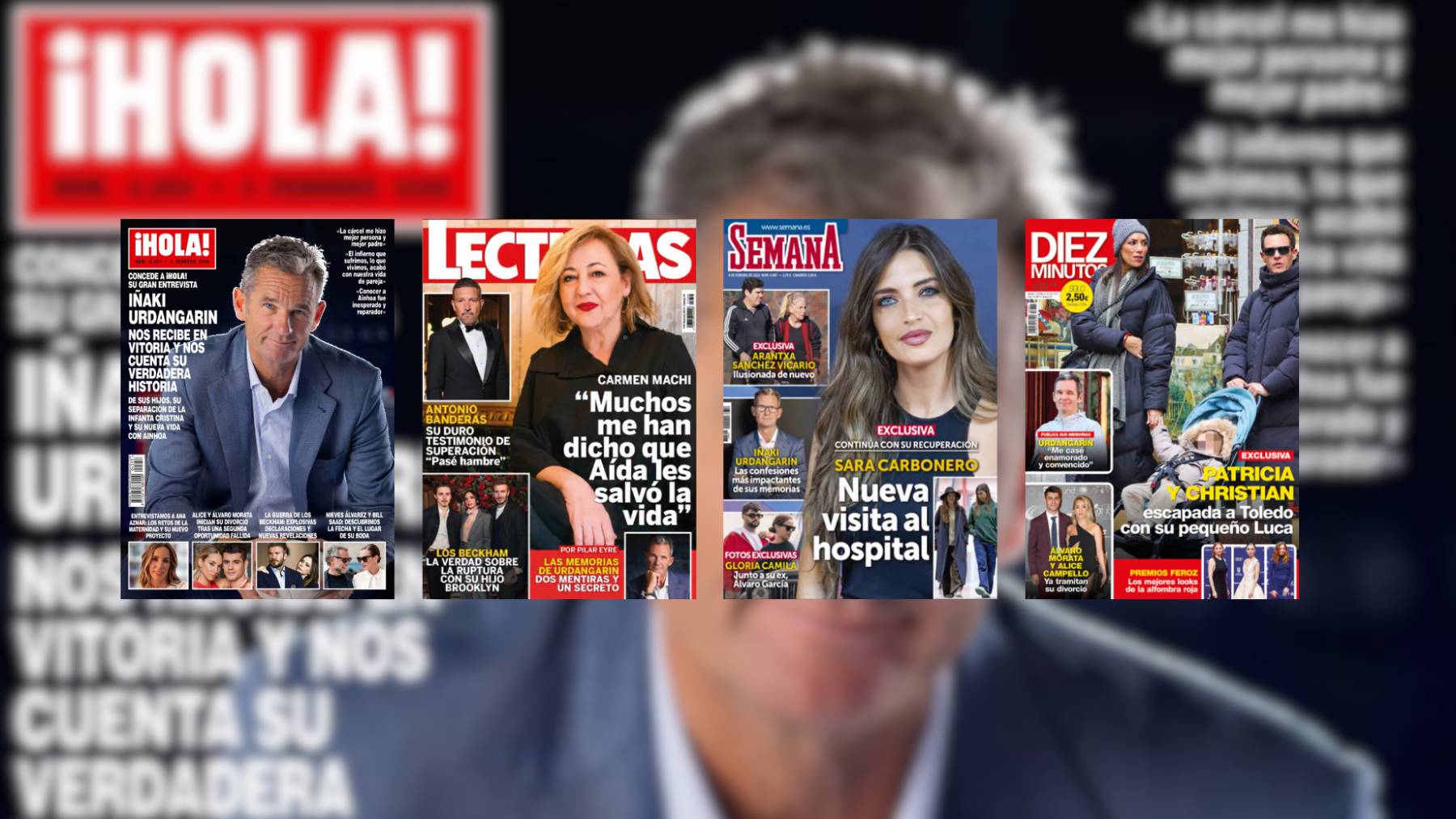 Portadas de revistas: de la nueva visita al hospital de Sara Carbonero a las confesiones de Urdangarin
