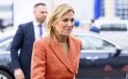 La reina Máxima de Holanda a su llegada a un acto oficial. (Foto: Gtres)