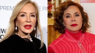 Montaje de fotos de Carmen Lomana con Ágatha Ruiz de la Prada. (Foto: Gtres)