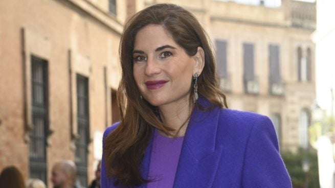 Lourdes Montes en la boda de María Eugenia González-Serna. (Foto: Gtres)