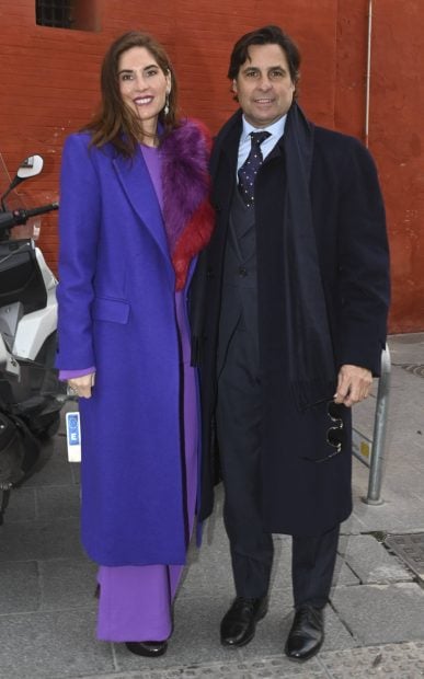 Lourdes Montes y Francisco Rivera en la boda de María Eugenia González-Serna. (Foto: Gtres)