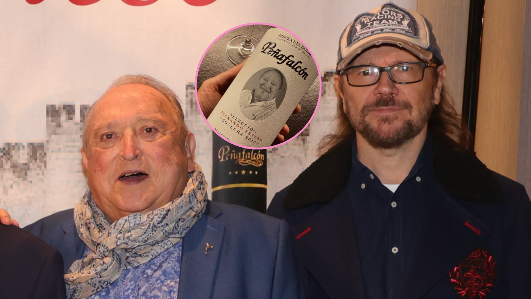 Santiago Segura hace un brindis tras la muerte de Esteso con un vino de 145 euros