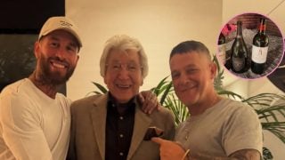 Sergio Ramos, Manuel Alejandro y Alejandro Sanz. (Fotos: Redes Sociales)