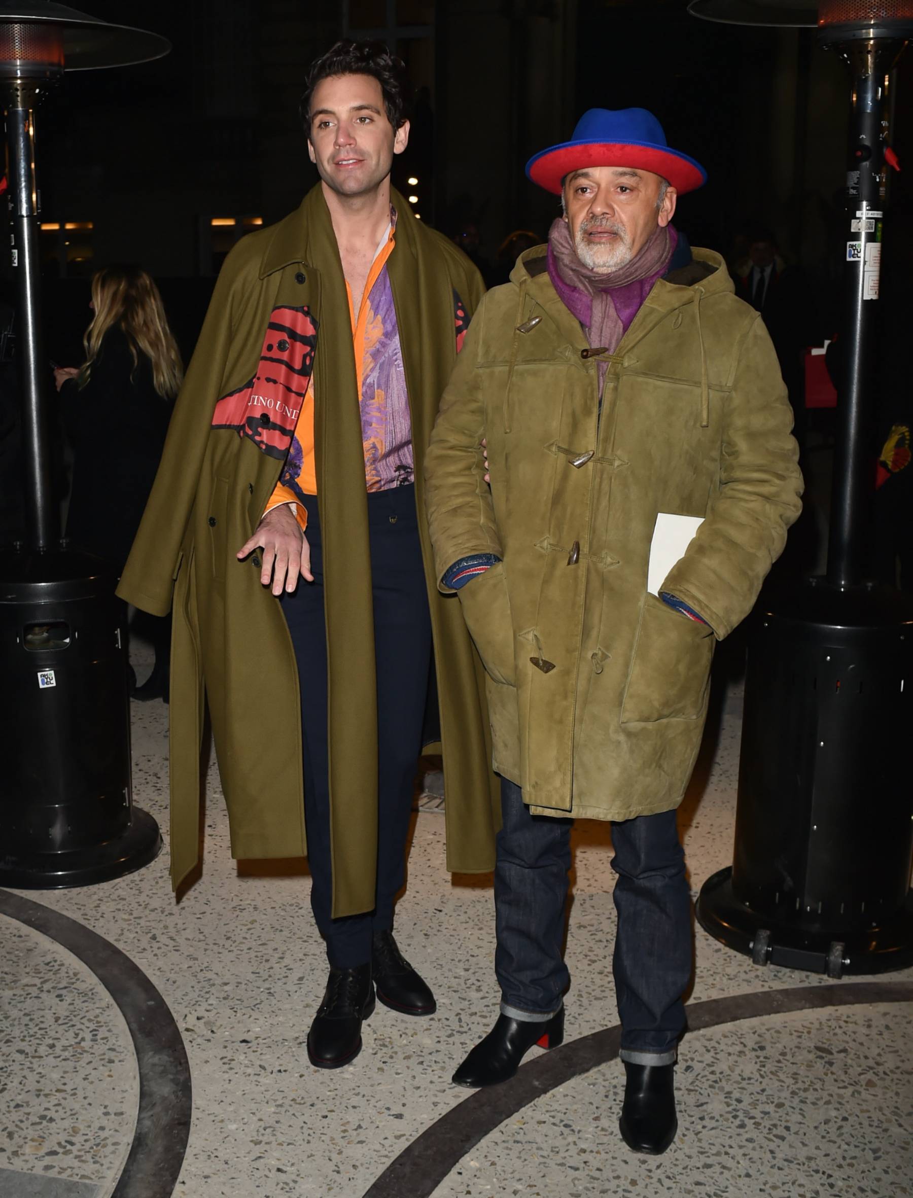 Christian Louboutin y Mika en París. (Foto: Gtres)