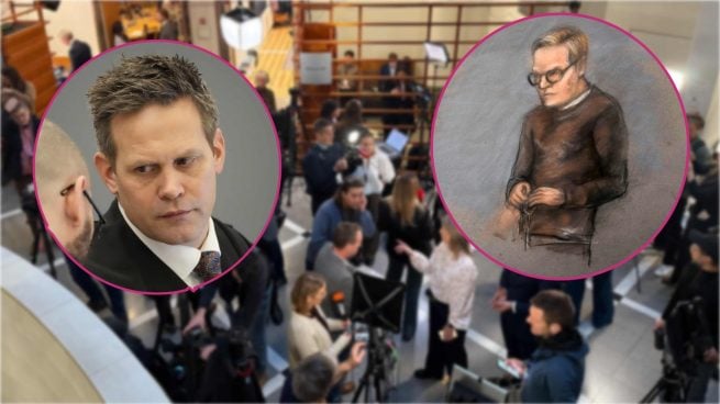 Marius Borg frente al juez: se declara culpable de algunos cargos y no permite fotos