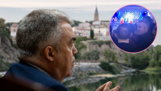 Santos Cerdán en Milagro. (Foto: Gtres/RRSS)