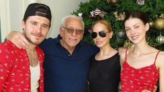 Brooklyn Beckham, Nelson Peltz, Claudia Heffner y Nicola Peltz. (Foto: Instagram)