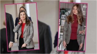 La Reina Letizia con Leonor en un montaje de Look. (Fotos: Gtres)