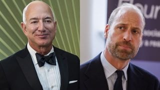 Montaje de Jeff Bezos con el príncipe Guillermo. (Foto: Gtres)