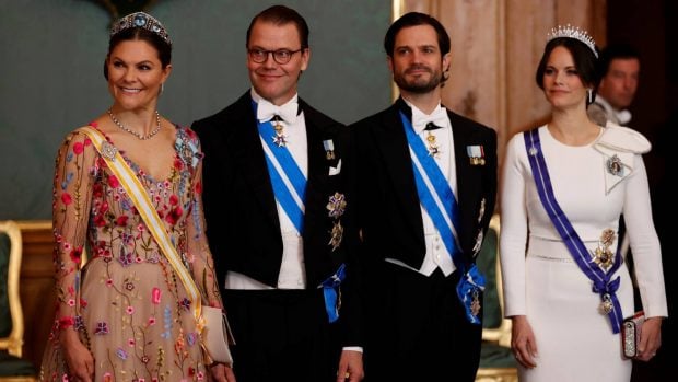 Victoria de Suecia y su esposo Daniel, Carlos Felipe de Suecia y su mujer Sofía. (Foto: Gtres)