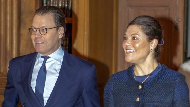 Daniel y Victoria de Suecia en su último acto oficial. (Foto: Gtres)