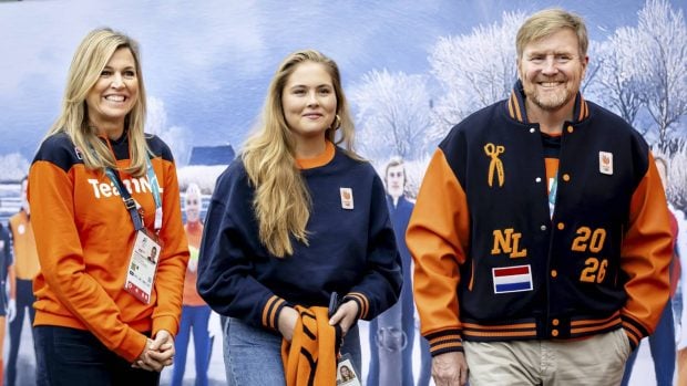 Máxima de Holanda, Amalia de Orange y Guillermo, el rey de los Países Bajos. (Foto: Gtres)