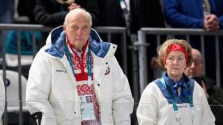 Los reyes de Noruega en los Juegos Olímpicos de Invierno. (Foto: Gtres)