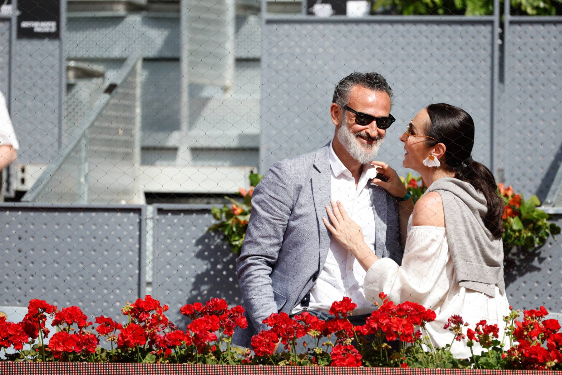 Luis Gestal Garce y Ana Milán en el Open de Madrid. (Foto: Gtres)