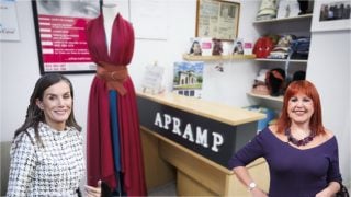 La Reina Letizia y Loles León en un montaje. (Fotos: Gtres)