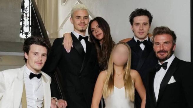 La familia Beckham al completo. (Foto: RR.SS.)