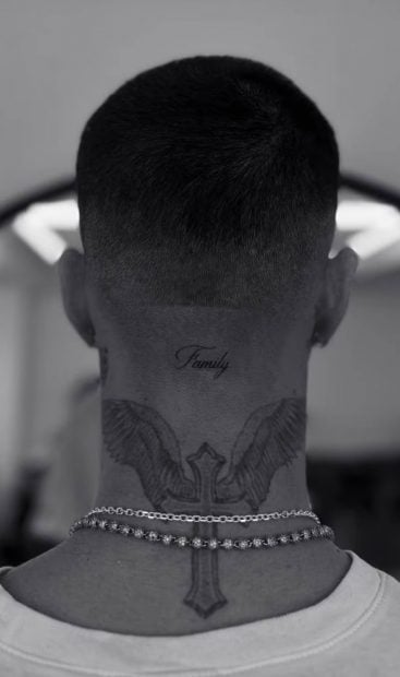 Tatuaje de Romeo Beckham. (Foto: Instagram)