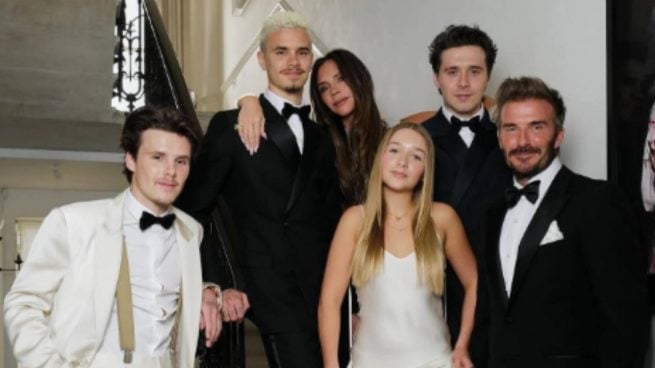 La familia Beckham al completo. (Foto: RR.SS.)