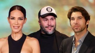 Tamara Gorro, Kiko Rivera y Cayetano Rivera. (Foto: Gtres)