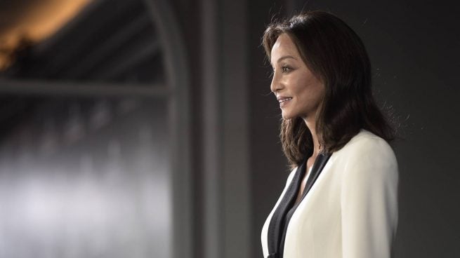 Isabel Preysler en la presentación de sus cremas. (Foto: Gtres)